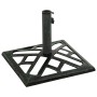 Base de sombrilla de hierro fundido verde 44x44x31 cm de vidaXL, Bases para sombrillas - Ref: Foro24-317760, Precio: 43,02 €,...