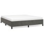Dark gray velvet bed frame 180x200 cm by vidaXL, Beds and slatted bases - Ref: Foro24-347337, Price: 135,98 €, Discount: %