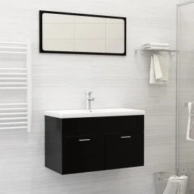 Built-in sink with white ceramic faucet 81x39x18 cm by vidaXL, Sinks - Ref: Foro24-148625, Price: 187,50 €, Discount: %