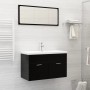 Einbauwaschbecken mit weißem Keramikhahn 81x39x18 cm von vidaXL, Sinkt - Ref: Foro24-148625, Preis: 208,77 €, Rabatt: %