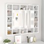 Furniture with mirror and white LED 91x15x76.5 cm by vidaXL, bathroom vanities - Ref: Foro24-808864, Price: 95,26 €, Discount: %