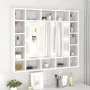 Furniture with mirror and white LED 91x15x76.5 cm by vidaXL, bathroom vanities - Ref: Foro24-808864, Price: 95,26 €, Discount: %