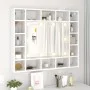 Mueble con espejo y LED blanco 91x15x76,5 cm de vidaXL, Tocadores de baño - Ref: Foro24-808864, Precio: 93,79 €, Descuento: %