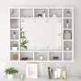 Mueble con espejo y LED blanco 91x15x76,5 cm de vidaXL, Tocadores de baño - Ref: Foro24-808864, Precio: 93,79 €, Descuento: %