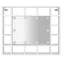 Mueble con espejo y LED blanco 91x15x76,5 cm de vidaXL, Tocadores de baño - Ref: Foro24-808864, Precio: 93,79 €, Descuento: %
