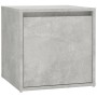 Flurmöbel-Set aus betongrauem Sperrholz von vidaXL, Kleiderschränke - Ref: Foro24-3082048, Preis: 98,32 €, Rabatt: %