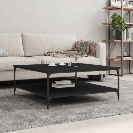 Schwarzer Couchtisch aus Holzwerkstoff, 100 x 100 x 40 cm von vidaXL, Couchtisch - Ref: Foro24-832843, Preis: 83,61 €, Rabatt: %