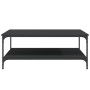 Schwarzer Couchtisch aus Holzwerkstoff, 100 x 100 x 40 cm von vidaXL, Couchtisch - Ref: Foro24-832843, Preis: 83,61 €, Rabatt: %
