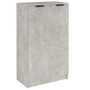 Mueble zapatero madera contrachapada gris hormigón 59x35x100 cm by vidaXL, Closets and storage - Ref: Foro24-811443, Price: 8...
