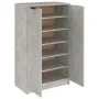 Mueble zapatero madera contrachapada gris hormigón 59x35x100 cm by vidaXL, Closets and storage - Ref: Foro24-811443, Price: 9...