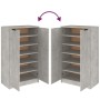 Mueble zapatero madera contrachapada gris hormigón 59x35x100 cm by vidaXL, Closets and storage - Ref: Foro24-811443, Price: 8...