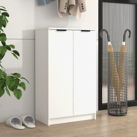 Sperrholz Schuhschrank weiß 59x35x100 cm von vidaXL, Schuhregale und Schuhorganisatoren - Ref: Foro24-811439, Preis: 100,03 €...