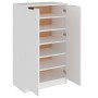 Sperrholz Schuhschrank weiß 59x35x100 cm von vidaXL, Schuhregale und Schuhorganisatoren - Ref: Foro24-811439, Preis: 100,03 €...