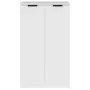 Mueble zapatero de madera contrachapada blanco 59x35x100 cm de vidaXL, Zapateros y organizadores de calzado - Ref: Foro24-811...
