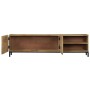 Mueble de TV de madera maciza de mango 145x30x41 cm