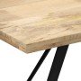 Mesa de comedor de madera maciza de mango 140x80x76 cm
