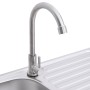Campingspüle mit einem Becken und Wasserhahn aus Edelstahl von vidaXL, Sinkt - Ref: Foro24-151213, Preis: 168,42 €, Rabatt: %