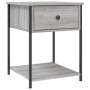 Bedside table made of gray Sonoma engineered wood, 44x45x58 cm. by vidaXL, Nightstands - Ref: Foro24-825849, Price: 41,94 €, ...