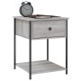 Bedside table made of gray Sonoma engineered wood, 44x45x58 cm. by vidaXL, Nightstands - Ref: Foro24-825849, Price: 41,94 €, ...