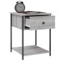 Bedside table made of gray Sonoma engineered wood, 44x45x58 cm. by vidaXL, Nightstands - Ref: Foro24-825849, Price: 41,94 €, ...