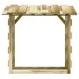 Pergolas with roof 4 pcs impregnated pine wood 100x90x100 cm by vidaXL, Pergolas, arches and garden trellises - Ref: Foro24-3...