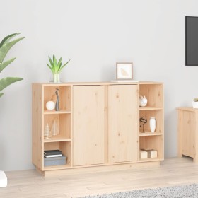 Solid pine wood sideboard 120x35x80 cm by vidaXL, Sideboards - Ref: Foro24-814499, Price: 151,89 €, Discount: %