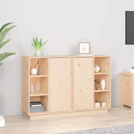 Solid pine wood sideboard 120x35x80 cm by vidaXL, Sideboards - Ref: Foro24-814499, Price: 151,58 €, Discount: %
