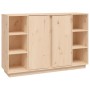 Solid pine wood sideboard 120x35x80 cm by vidaXL, Sideboards - Ref: Foro24-814499, Price: 151,58 €, Discount: %