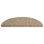 Selbstklebende Sisal-Stufenmatte 15 Stück beige 56x17x3 cm von vidaXL, Treppenmatten - Ref: Foro24-326866, Preis: 69,88 €, Ra...