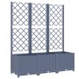 Pflanzgefäß mit Gitter PP dunkelgrau 120x40x136 cm von vidaXL, Töpfe und Pflanzgefäße - Ref: Foro24-318253, Preis: 105,94 €, ...