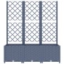 Pflanzgefäß mit Gitter PP dunkelgrau 120x40x136 cm von vidaXL, Töpfe und Pflanzgefäße - Ref: Foro24-318253, Preis: 105,94 €, ...
