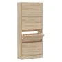 Sonoma oak plywood shoe rack cabinet 63x24x147 cm by vidaXL, Shoe racks and shoe organizers - Ref: Foro24-342543, Price: 143,...