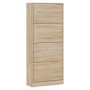 Sonoma oak plywood shoe rack cabinet 63x24x147 cm by vidaXL, Shoe racks and shoe organizers - Ref: Foro24-342543, Price: 145,...