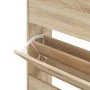 Sonoma oak plywood shoe rack cabinet 63x24x147 cm by vidaXL, Shoe racks and shoe organizers - Ref: Foro24-342543, Price: 143,...