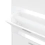 Mueble zapatero madera contrachapada blanco 63x24x103 cm de vidaXL, Zapateros y organizadores de calzado - Ref: Foro24-342550...