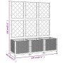 Pflanzgefäß mit Gitter PP dunkelgrau 120x40x136 cm von vidaXL, Töpfe und Pflanzgefäße - Ref: Foro24-318253, Preis: 105,94 €, ...