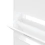 Mueble zapatero madera contrachapada blanco 63x24x147 cm de vidaXL, Zapateros y organizadores de calzado - Ref: Foro24-342542...