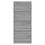 Schuhregal aus grauem Sonoma-Sperrholz, 63 x 24 x 147 cm von vidaXL, Schuhregale und Schuhorganisatoren - Ref: Foro24-342548,...