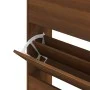 Schuhschrank aus furniertem Holz in Eichenbraun, 63x24x147 cm. von vidaXL, Schuhregale und Schuhorganisatoren - Ref: Foro24-3...