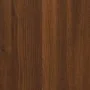 Schuhschrank aus furniertem Holz in Eichenbraun, 63x24x147 cm. von vidaXL, Schuhregale und Schuhorganisatoren - Ref: Foro24-3...