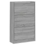 Schuhschrank aus grauem Sonoma-Sperrholz 63x24x103 cm von vidaXL, Schuhregale und Schuhorganisatoren - Ref: Foro24-342556, Pr...