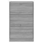 Schuhschrank aus grauem Sonoma-Sperrholz 63x24x103 cm von vidaXL, Schuhregale und Schuhorganisatoren - Ref: Foro24-342556, Pr...