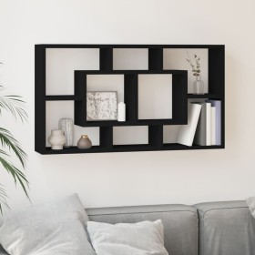 Wall shelf with 8 black compartments by vidaXL, Shelves and shelves - Ref: Foro24-342589, Price: 52,90 €, Discount: %