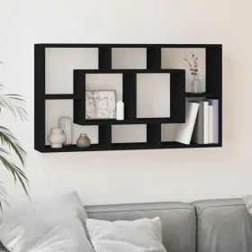 Wall shelf with 8 black compartments by vidaXL, Shelves and shelves - Ref: Foro24-342589, Price: 63,59 €, Discount: %