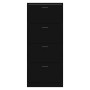 Mueble zapatero madera contrachapada negro 63x24x147 cm de vidaXL, Zapateros y organizadores de calzado - Ref: Foro24-342544,...