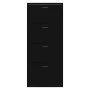 Shoe cabinet made of black plywood wood 63x24x147 cm by vidaXL, Shoe racks and shoe organizers - Ref: Foro24-342544, Price: 1...