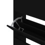 Mueble zapatero madera contrachapada negro 63x24x147 cm de vidaXL, Zapateros y organizadores de calzado - Ref: Foro24-342544,...