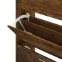 Mueble zapatero madera contrachapada roble ahumado 63x24x103 cm de vidaXL, Zapateros y organizadores de calzado - Ref: Foro24...