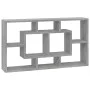 Estantería de pared con 8 compartimentos gris Sonoma de vidaXL, Estantes y estanterías - Ref: Foro24-342593, Precio: 46,78 €,...