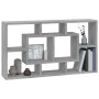 Sonoma gray 8-compartment wall shelf by vidaXL, Shelves and shelves - Ref: Foro24-342593, Price: 47,57 €, Discount: %